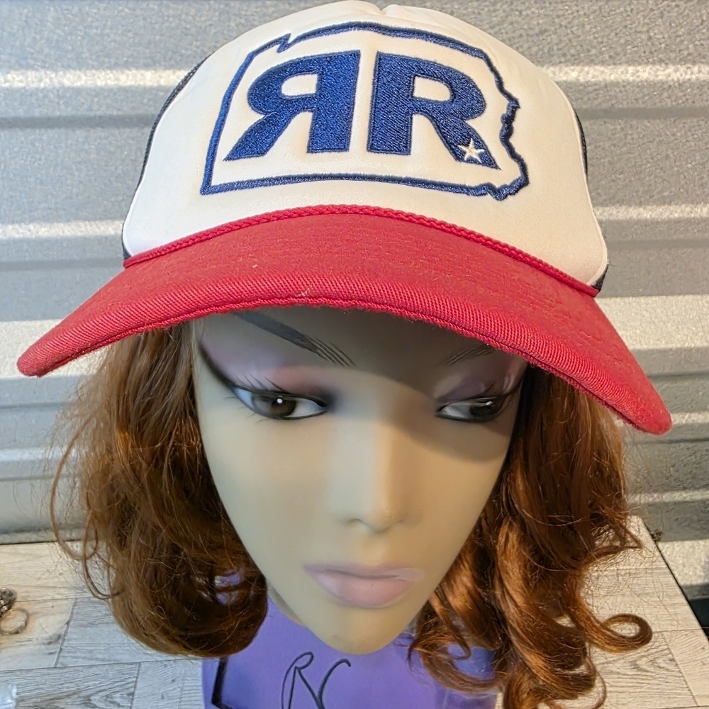 RR White and Red Men's Cap